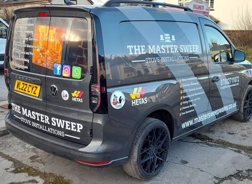 Bespoke commercial vehicle graphics in Carmarthenshire