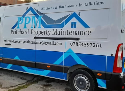 Van graphics and van livery near Carmarthen